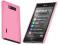 Pink Rubber case LG Optimus L7 P705 + folia wym.