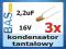 Kondensator tantalowy 2,2uF 16V _ 5x8 _ 3szt