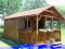 Domek drewniany działkowy ogrodowy letniskowy