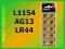 20 x BATERIA VINNIC L1154-AG13-LR44-SR44 2020r.