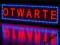 LED REKLAMA SZYLD DIODOWY OTWARTE 80x25 cm GWAR.