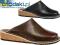 SZWEDZKIE pantofle kapcie spody korkowe SKÓRA r.41