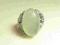 Naturalny fluoryt zielony pierścień srebro pr.925