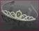 Diadem Opaska Tiara cyrkonie Swarovski Piękne Ślub