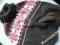 H&amp;M peleryna komin golf  sowy 122/128 6-8
