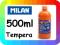 FARBA TEMPERA PLAKATOWA MILAN 500 ML POMARAŃCZOWA