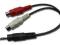 AG1 NOWY KABEL STEREO MINIJACK/2xCINCH M/F 0,2M FV