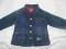 LEVI'S kurteczka jeans na podszewce r.74 JAK NOWA