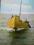 Niechorze - łódź rybacka wraca z połowu - 1973 r