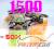 1500SZT GUMKI DO BRANSOLETEK LOOM BANDS BIG ZESTAW