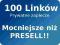 100 x RĘCZNE LINKI - POZYCJONOWANIE SEO 12M GW