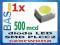 Dioda LED SMD PLCC2 - czerwona _ 500mcd