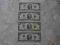 4 szt $ - 2 Dolary 2003r UNC USA