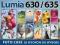 Guma na telefon do Nokia Lumia 630 / 635 +2x FOLIA