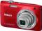 20.1Mpix!! Aparat NIKON COOLPIX S2800 *czerwony*