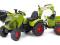 OGROMNY Traktor pedały Claas przyczepa 2x łyżka