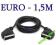 G92 Przewód kabel EURO SCART 1,5m 21pin DVB-T DVD