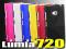 Nokia 720 _POKROWIEC etui futerał RUBBER + Folia