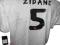 T-shirt Real Madryt home z autografem Zidane