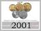 2001 komplet rocznik monet obiegowych IIIRP
