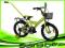 Rower z prowadnikiem 16'' BMX Alpino Denver zielon