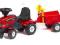 Traktor chodzik jeździk przyczepa zestaw piasku