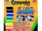 CRAYOLA markery do tablicy suchościeralnej PISAKI