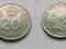 Węgry 20 forint 1984