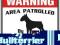 TABLICZKA UWAGA PIES - bullterrier - WARNING !