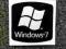 001c Naklejka Windows 7 Black 18x18mm