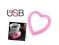 PODGRZEWACZ USB SERCE do kubka herbaty kawy !