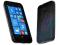 Czarne etui Gel Nokia Lumia 620 + folia wymiar