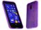 Fioletowe etui Gel Nokia Lumia 620 + folia wymiar