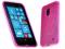 Różowe etui Gel Nokia Lumia 620 + folia wymiar