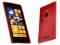 Czerwone etui Gel Nokia Lumia 925 + folia wymiar