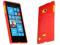 Czerwone etui Gel Nokia Lumia 720 + folia wymiar