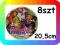 TALERZYKI PAPIEROWE SCOOBY DOO TALERZE 8SZT 20,5cm