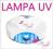 Lampa UV 54W biała EXL na 2 dłonie