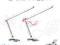 LAMPA NA BIURKO SREBRNA ALUMINIOWA 20 WATT #1504