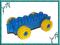 Nowe LEGO DUPLO - pociąg WAGON PODWOZIE niebieskie