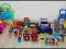 SUPER DUŻY ZESTAW ZABAWEK-40szt -auta,laptop,garaż