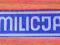 NASZYWKA MILICJA ZOMO NOWE Z  PRL - U ... UNIKAT !