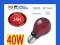 Zoo Med NIGHT RED 40W  żarówka GRZEWCZA  nocna glo