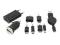Ładowarka 230V 12V ZESTAW PRZEJŚCIÓWEK USB
