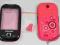 Nowa obudowa Samsung S3650 Corby +klawiatura pink