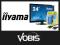 Monitor Iiyama E2482HS LED 2ms HDMI FullHD GRATISY