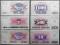Bośnia i Hercegowina, zestaw 3 banknoty, st. 1/1-
