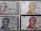 Chorwacja, zestaw, 4 banknoty, st. 1