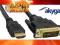 KABEL HDMI-DVI 1.8M AKYGA HDTV GOLD POZŁACANY DVBT