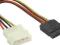 Kabel SATA zasilający 0,15M MOLEX->SATA Kabel SATA zasilający 0,15M MOLEX->SATA